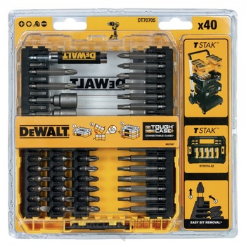 Set de accesorii Dewalt DT70705 (40 bucati) Set de accesorii Dewalt DT70705 (40 bucati)