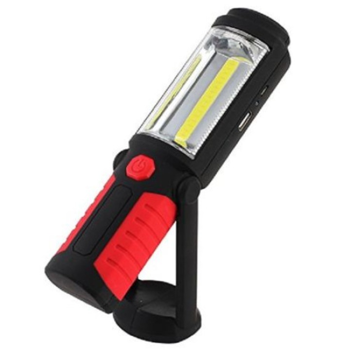 Фенерче Furnizor, 41 светодиода, Черен/Червен