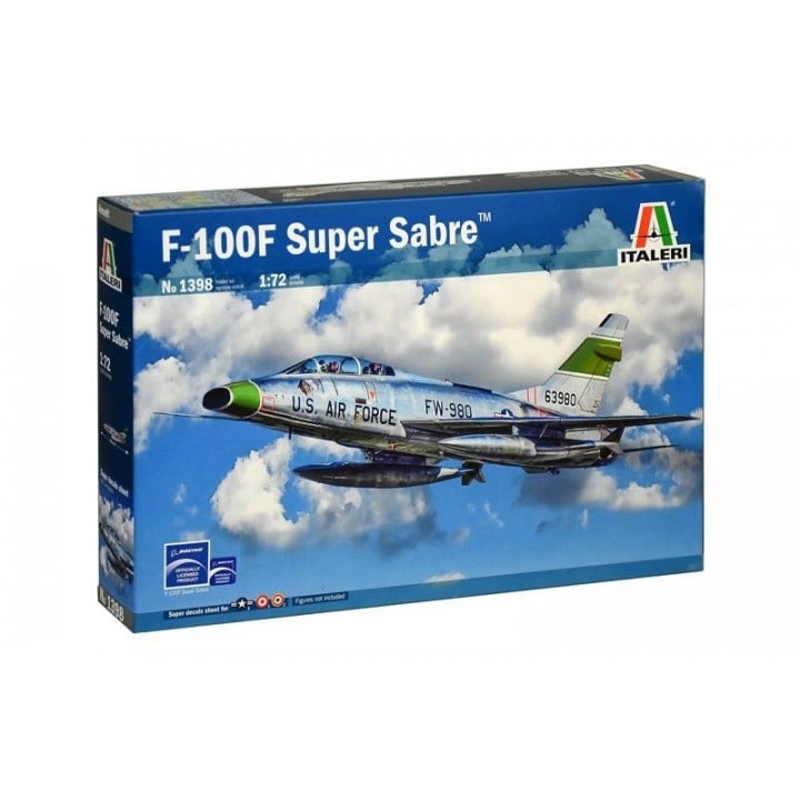 Macheta aeromodele Italeri North American F-100F Super Sabre 1:72 ITA 1398