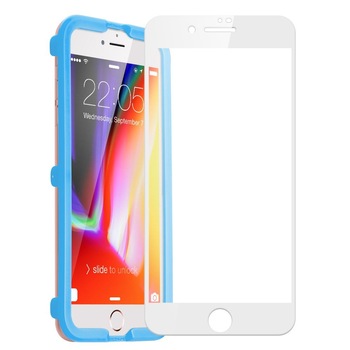 Folie sticla securizata ESR, Tempered Glass Full Coverage iPhone 6s Plus / 6 Plus, White Edge Folie sticla securizata ESR, Tempered Glass Full Coverage iPhone 6s Plus / 6 Plus, White Edge