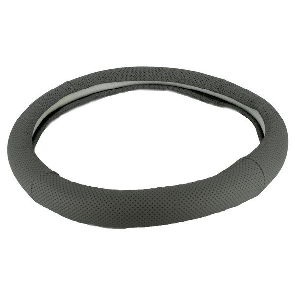 Husa volan imitatie piele EVO 5012 marime L gri la punga