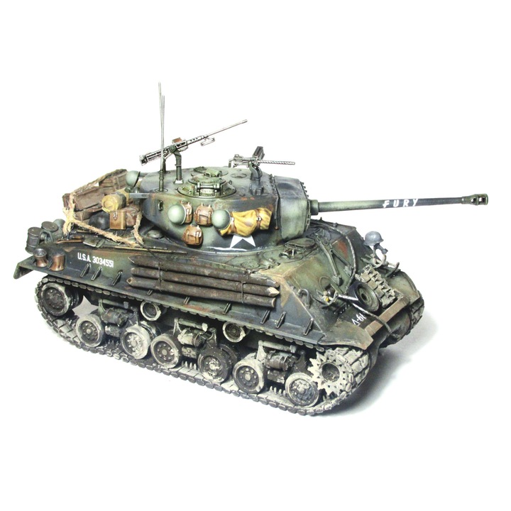 Macheta Militara ITALERI M4A3E8 Sherman "Fury" medium tank 1:35 ITA 6529