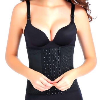 Centura pentru slabit abdomen, tip corset modelator talie de viespe, cu perforatii, marimea XL Centura pentru slabit abdomen, tip corset modelator talie de viespe, cu perforatii, marimea XL