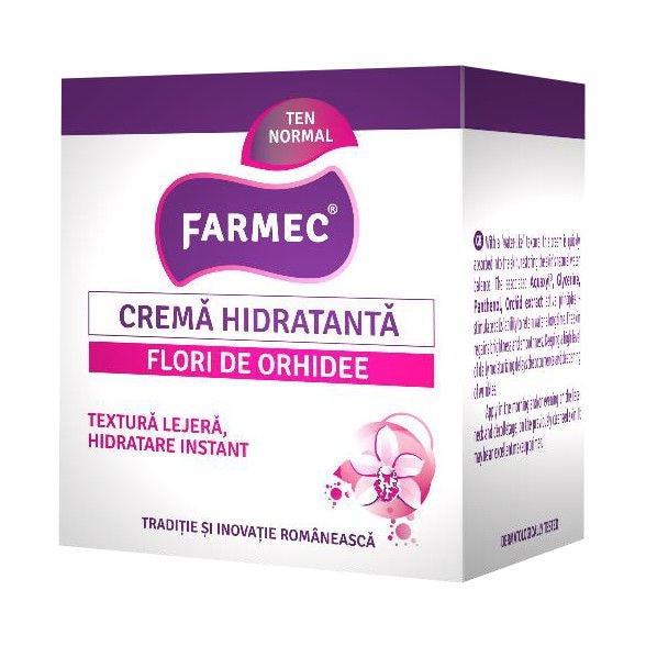 Farmec | Crema hidratanta non-grasa cu orhidee 50ml | Lei/L | agro-mag.ro