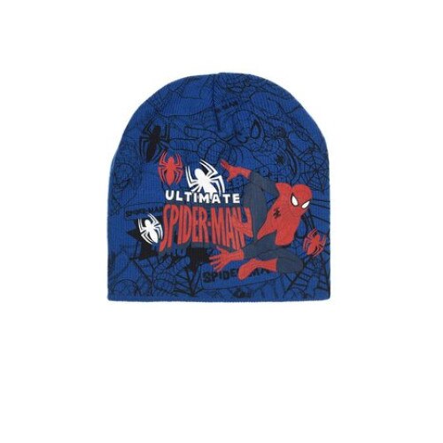 Caciula Spiderman,albastru,52 cm