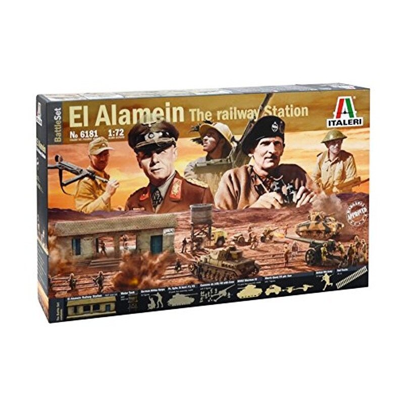 Macheta Militara ITALERI BattleSet El Alamein the railway station 1:72 ITA 6181