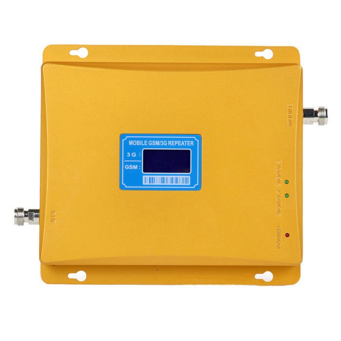 Repetor de Semnal GSM Profesional iUni W17GGD, 3G/2G, Distantare antene 20m, Digital, Auriu
