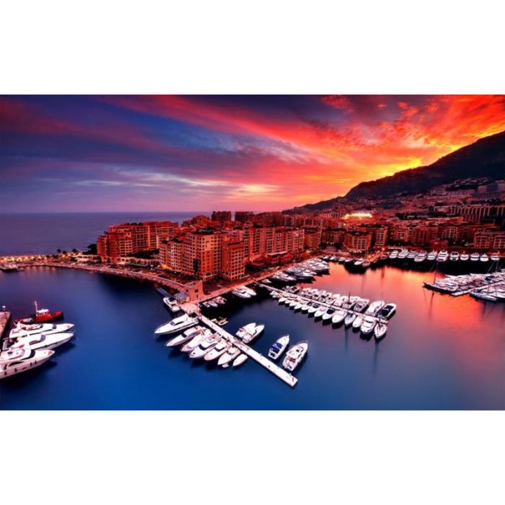 Tablou forex, Monaco, color, 60cm x 30cm