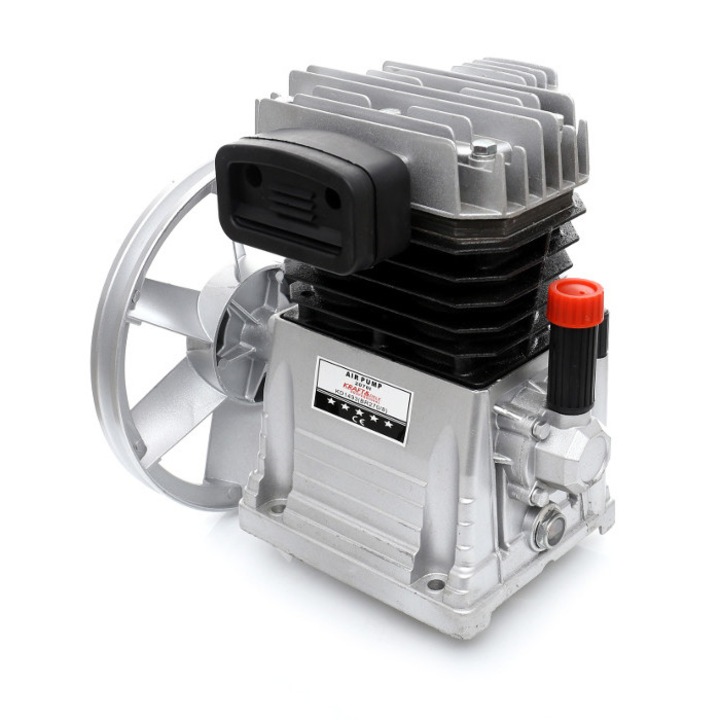 Въздушна компресорна глава KraftDele KD1491 TBC, 2 бутала, 1.5 kW / 2 HP