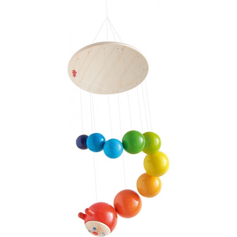 Omida colorata - carusel pentru bebelusi, Haba, Lemn, 0 luni+