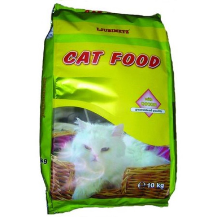 Суха храна за коте, LJUBIMETZ, С пилешко месо, 10кг