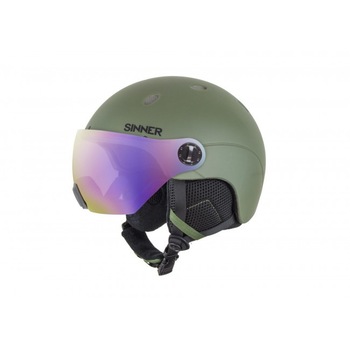 Casca Sinner Titan Visor Matte Moss Green XL pentru adulti Casca Sinner Titan Visor Matte Moss Green XL pentru adulti