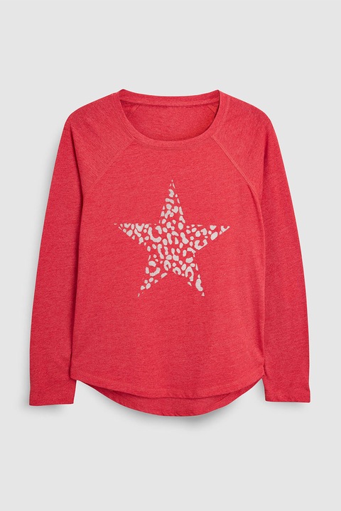 NEXT, Bluza cu maneci raglan, Rosu, 22