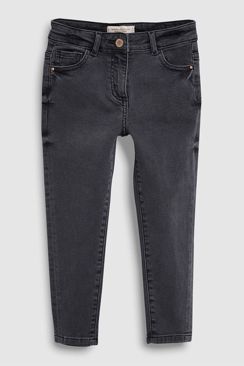 NEXT, Blugi relaxed fit cu talie inalta, Negru, 4Y Standard