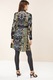 NEXT, Rochie dreapta tip camasa cu model, Multicolor, 8