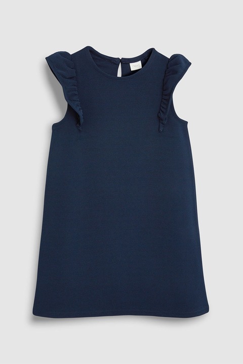 NEXT, Rochie evazata cu imprimeu grafic, Bleumarin, 15Y Standard