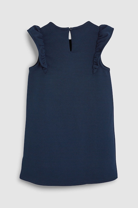 NEXT, Rochie evazata cu imprimeu grafic, Bleumarin, 15Y Standard
