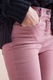 NEXT, Blugi skinny cu talie medie, Roz prafuit, 8L