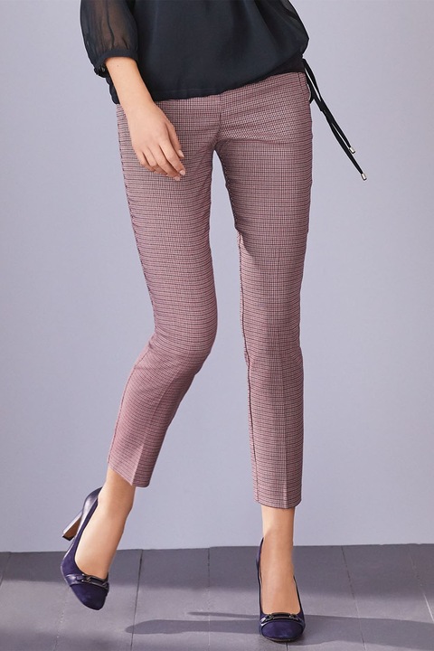 NEXT, Pantaloni cu croiala skinny, Roz, 18L