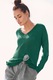 NEXT, Pulover regular fit cu decolteu in V, Verde, 16