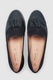 NEXT, Pantofi loafer de piele cu canafi, Bleumarin, 6.5-WIDE