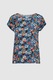 NEXT, Bluza cu maneci scurte si imprimeu floral, Multicolor, 18