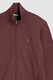 NEXT, Bluza sport cu fermoar si broderie logo, Bordeaux, 18