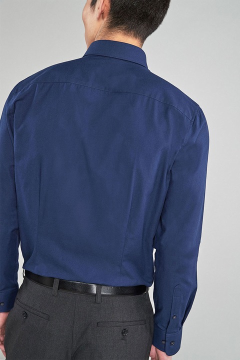 NEXT, Camasa Oxford slim fit, Bleumarin, 15