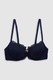 NEXT, Sutien balconette cu burete subtire Phebe, Bleumarin, 32D