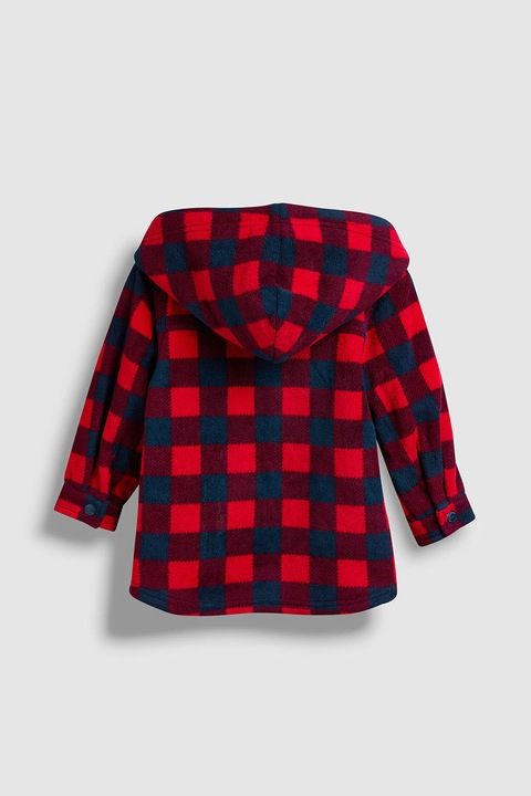 NEXT, Jacheta din fleece cu model in carouri, Rosu/Bleumarin, 18-24M Standard