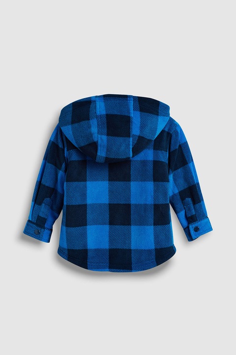 NEXT, Jacheta din fleece cu model in carouri, Albastru, 4-5Y Standard