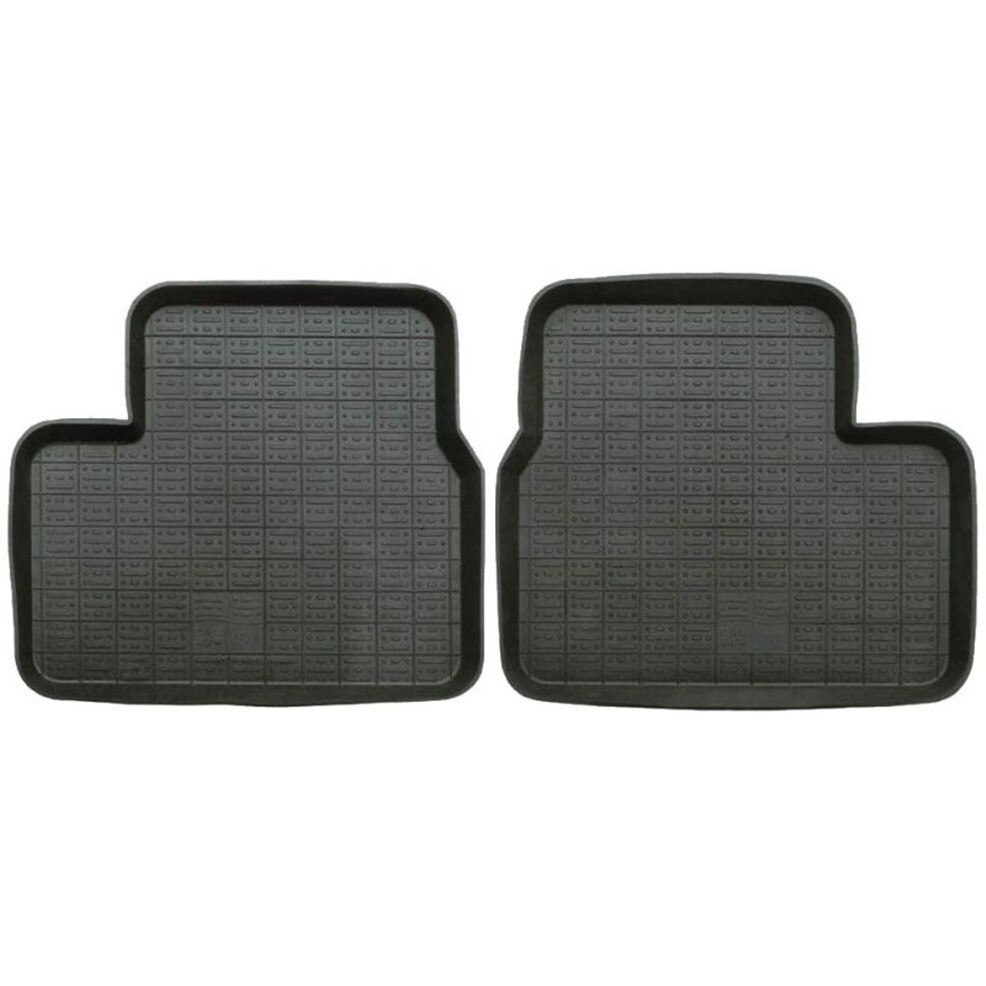 Set 2 covorase cauciuc, spate, negre, tip tavita Premium compatibil BMW seria 3 E90, E91, E92, an fabricatie 2004 - 2013