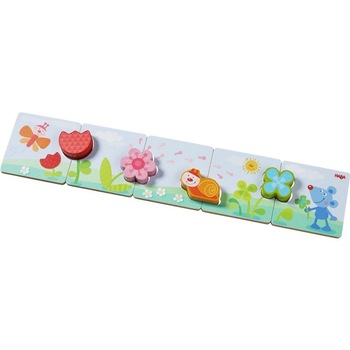Gradina cu flori - joc de potrivire, Haba, Lemn, 18 luni+ Gradina cu flori - joc de potrivire, Haba, Lemn, 18 luni+