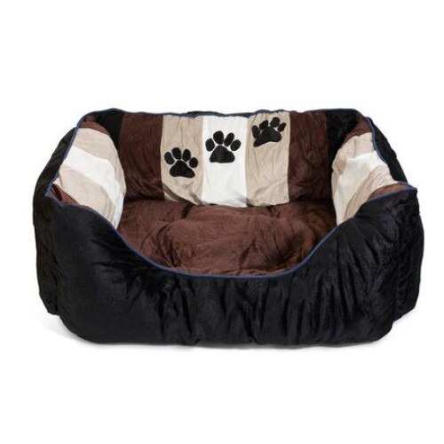 Culcus pentru catei, dreptunghiular, 61x45x25 cm