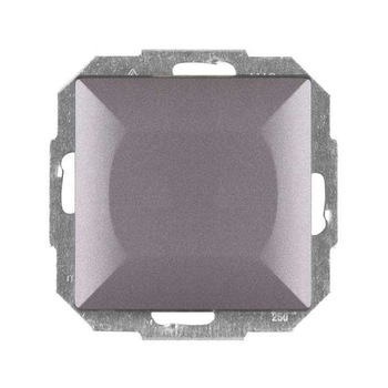 Intrerupator cap scara simplu, iMK®, incastrat, antracit, violet Intrerupator cap scara simplu, iMK®, incastrat, antracit, violet