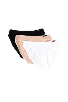 Skiny, Set de chiloti - 3 perechi, Negru/Bej, S Skiny, Set de chiloti - 3 perechi, Negru/Bej, S