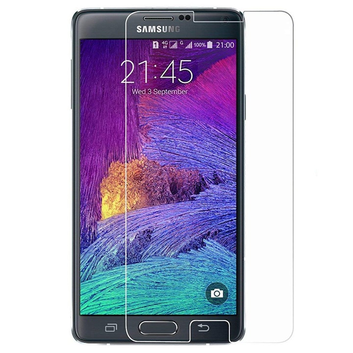 Folie protectie ecran sticla securizata compatibila cu Samsung galaxy note 4