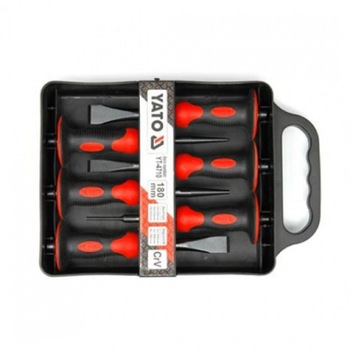 Set dalti si punctuatori cu maner protectie 6 bucati YT-4710 Set dalti si punctuatori cu maner protectie 6 bucati YT-4710