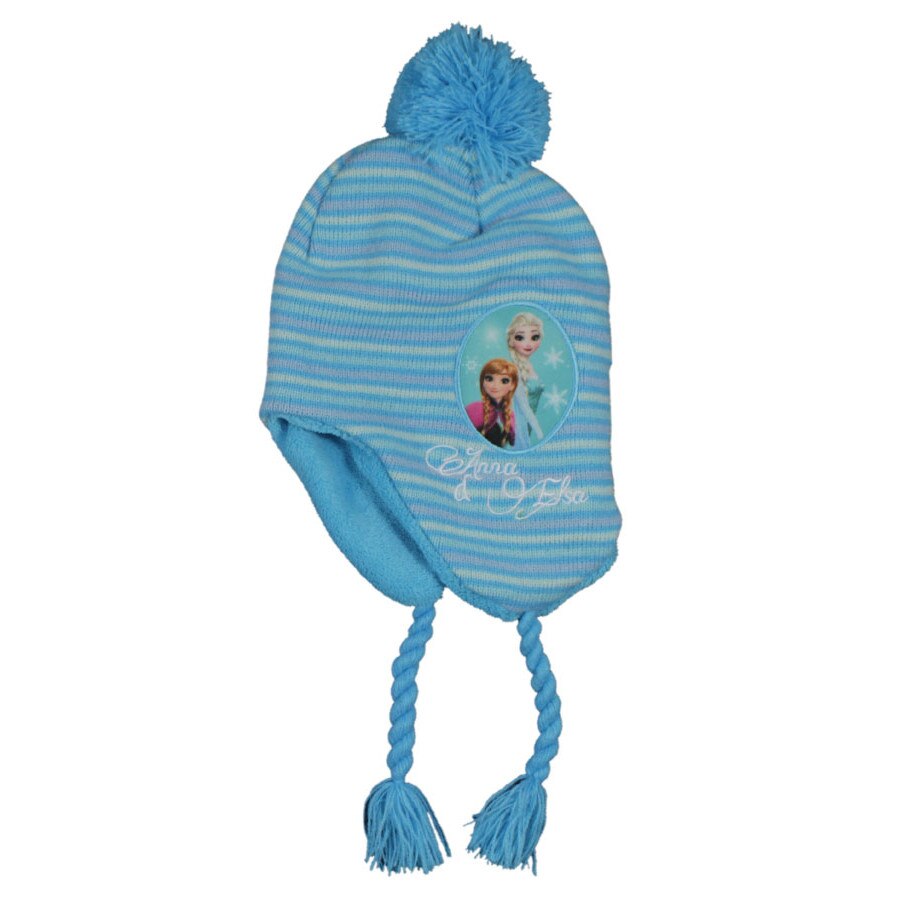 Caciula Anna si Elsa, albastra-1-2 ani