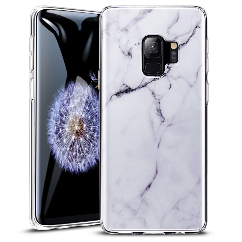 Carcasa ESR Marble Samsung Galaxy S9, White Sierra