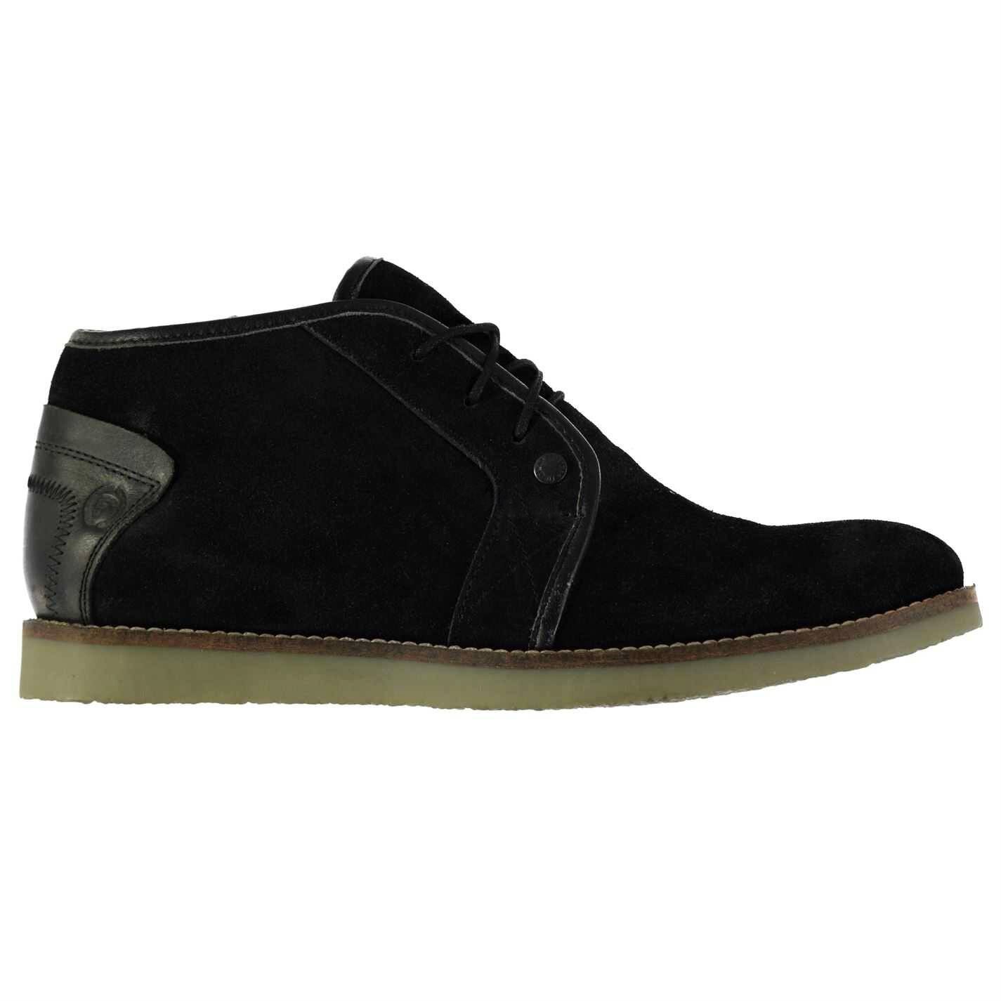 Ghete din piele naturala Firetrap Waverly, Negru, 41 EU