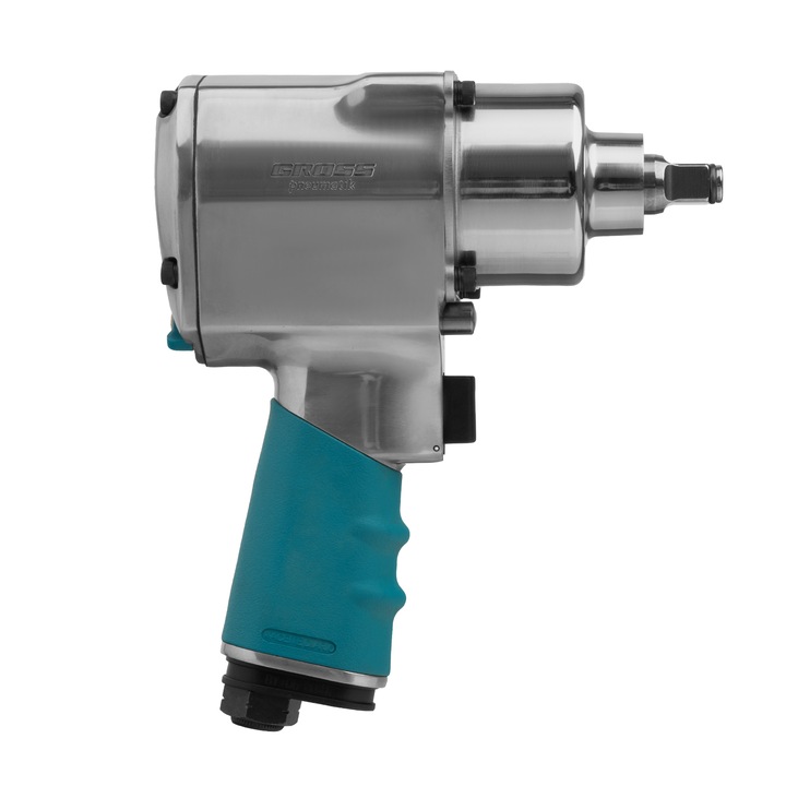 Гайковерт GROSS, пневматичен, ударен, G1260,1/2", Twin Hammer, 813Nm, 7000 об/мин