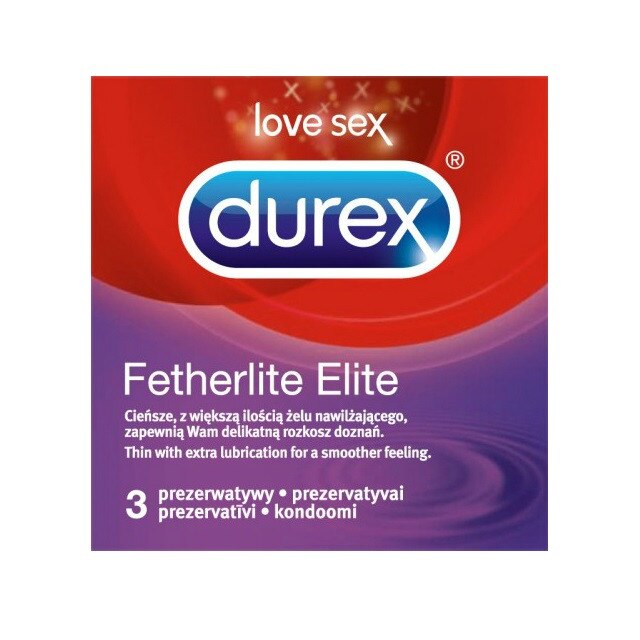 Prezervative Durex Fetherlite, 3 bucati