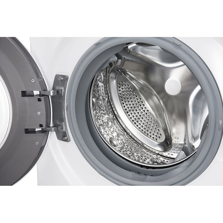 Masina de spalat rufe Slim LG F2J5HY3W, 7 Kg, 1200 RPM, Clasa A+++, Motor Inverter Direct Drive, Steam, Alb