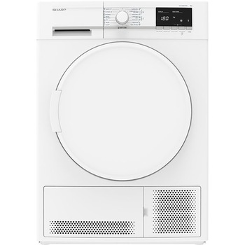 Uscator de rufe SHARP KD-GCB8S7PW9-EE, 8Kg, B, alb Uscator de rufe SHARP KD-GCB8S7PW9-EE, 8Kg, B, alb