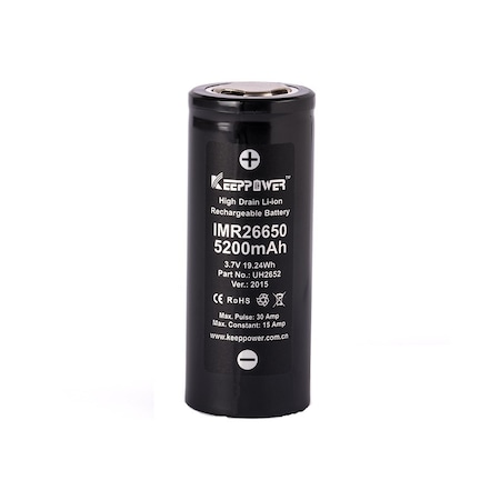 Acumulator IMR26650 KEEPPOWER 5200mAh Li-ION 15A