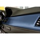 Folie autocolant Albastru Carbon 125cm x 30cm, iesire in relief, eliminare a bulelor de aer