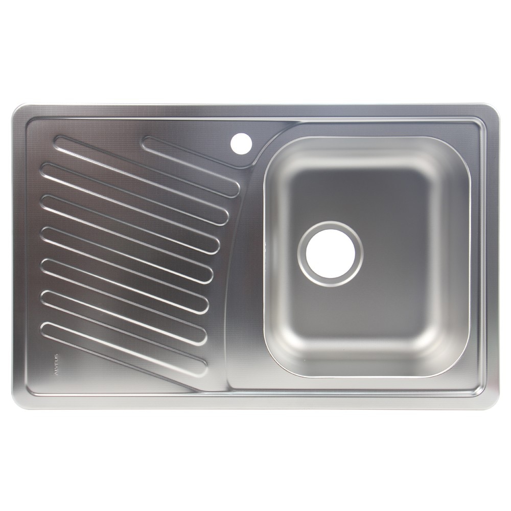 Chiuveta bucatarie iMK® inox leinen Alveus Elegant cuva pe dreapta 81 x 51 cm AN