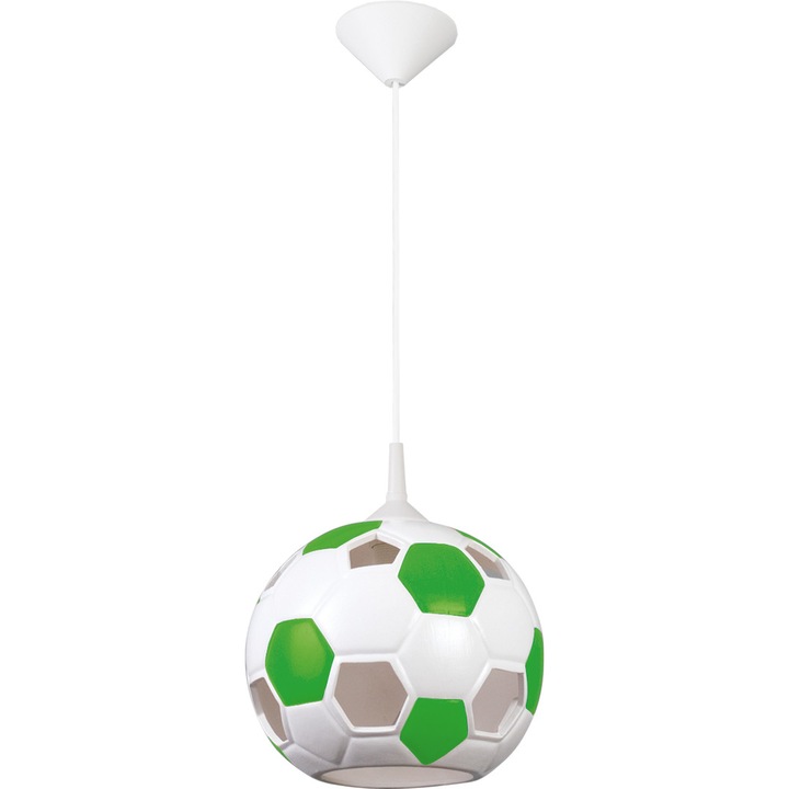 Pendul Lampex, E27, 1 x 60 W, Verde/Negru