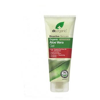 Gel de corp Bio Aloe Vera + Ulei de ceai Dr.Organic 200ml Gel de corp Bio Aloe Vera + Ulei de ceai Dr.Organic 200ml